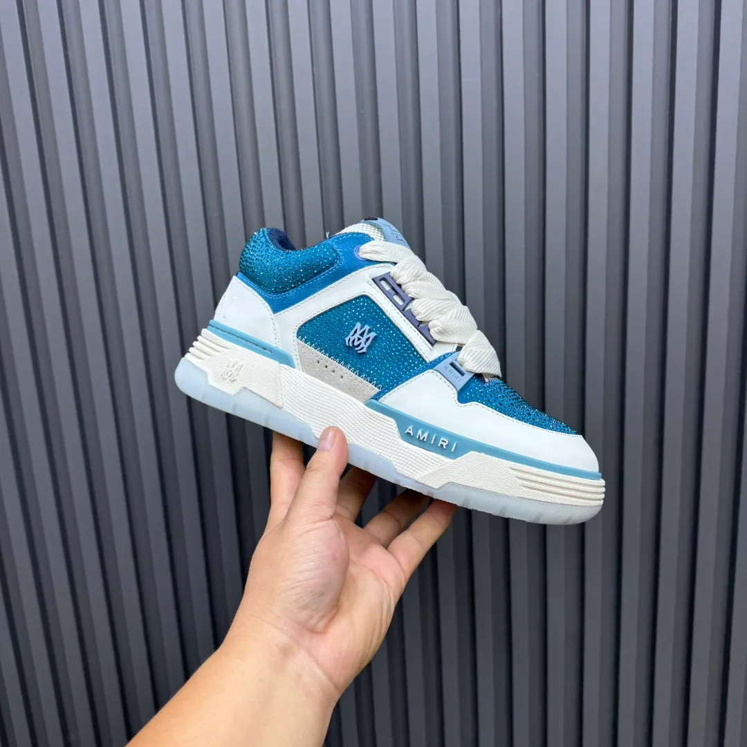 Men's shoes 💰760💰 AMIRI AMIRI fashion brand hot sale 🔥 Available all year round, couples 💑 Official website synchronization Imported fabrics 1⃣️ vs 1⃣️ replica, original factory special original sole, 35-45 (45. non-refundable)